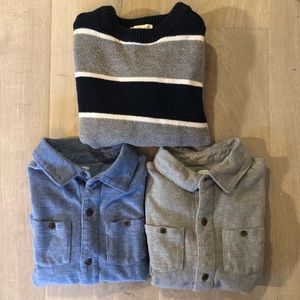 Boys shirts and sweater